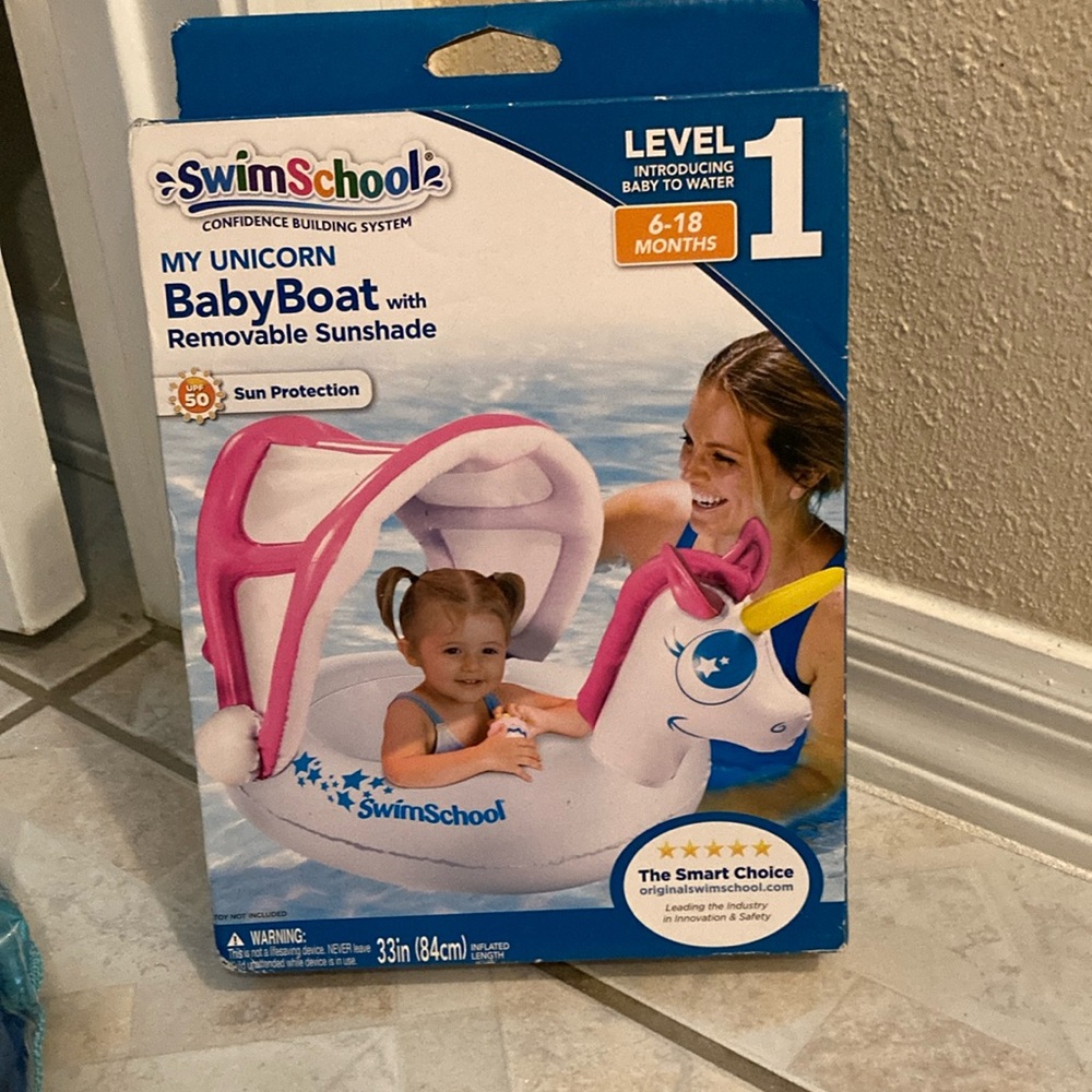 My unicorn baby boat NWT